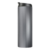 Schöner abstrakter, grau Hintergrund mit l Thermosbecher (Nach rechts gedreht)