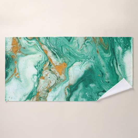 Schöner abstrakter Hintergrund. Golden und dunkel Badehandtuch (Badehandtuch)