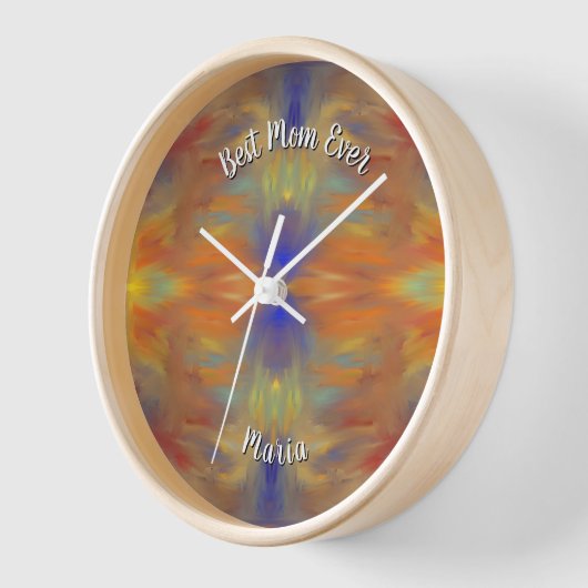 Schöner Abstrakter Marmor flüssig Uhr (Winkel)