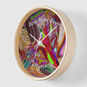 Schöner Abstrakter Marmor flüssig Uhr (Winkel)