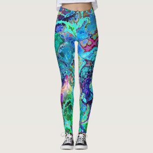 Schöner abstrakter Marmor Leggings