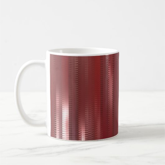 Schöner, abstrakter, roter Hintergrund mit li Kaffeetasse (Links)