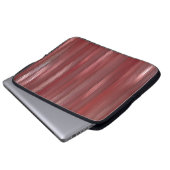 Schöner, abstrakter, roter Hintergrund mit li Laptopschutzhülle (Vorne Knopf)