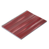 Schöner, abstrakter, roter Hintergrund mit li Notizblock (Linke Seite)