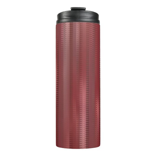 Schöner, abstrakter, roter Hintergrund mit li Thermosbecher (Vorderseite)