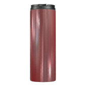 Schöner, abstrakter, roter Hintergrund mit li Thermosbecher (Rückseite)
