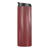 Schöner, abstrakter, roter Hintergrund mit li Thermosbecher (Nach rechts gedreht)