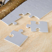 Schöner Abwärtsspecht auf der Birne Puzzle (Seite)