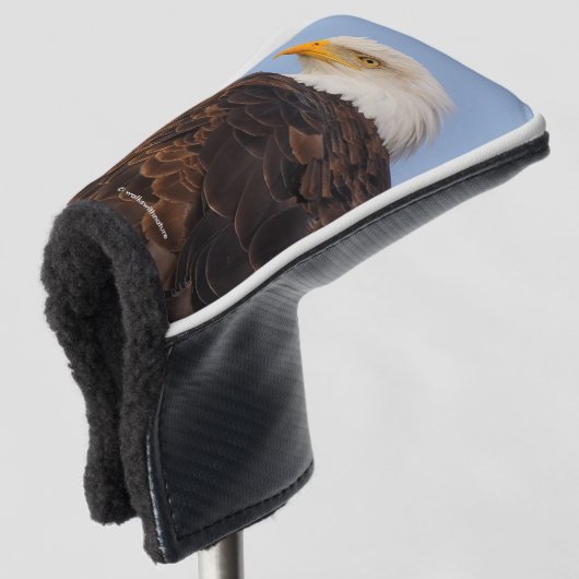 Schöner Adler im Baum Golf Headcover (3/4 Vorderseite)