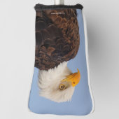Schöner Adler im Baum Golf Headcover (Rotieren 90)