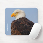 Schöner Adler im Baum Mousepad (Mit Mouse)