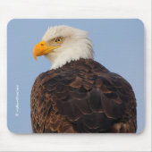 Schöner Adler im Baum Mousepad (Vorne)