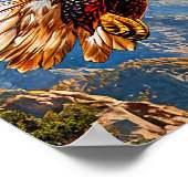 Schöner Adler Poster (Ecke)