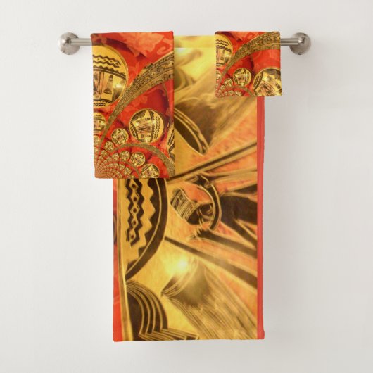 Schöner Afrikaner Badhandtuch Set (Insitu)