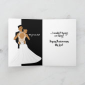 Schöner afrikanischer Feiertag Dankeskarte (Innenseite)