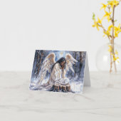 Schöner Afrikanischer Weihnachtsgel Karte (Gelbe Blume)