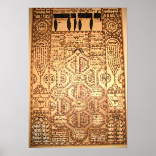 Schöner alter Baum des Leben-Plakats Poster