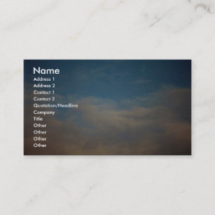 Schöner Altostratus Visitenkarte