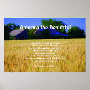 Schöner Amerika-Druck Poster