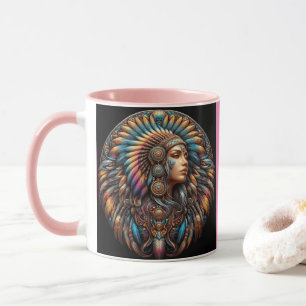 Schöner Amerikanische Ureinwohner-Spirituosenführe Tasse