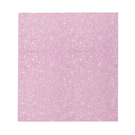 Schöner, angesagter, weicher lila Glitzer-Shirt Notizblock (Vorderseite)