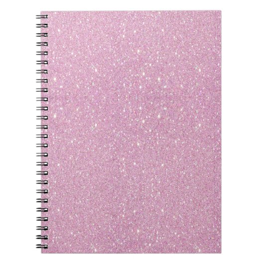 Schöner, angesagter, weicher lila Glitzer-Shirt Notizblock (Vorderseite)