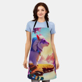 Schöner Animal Sunshine River Schürze (Getragen)