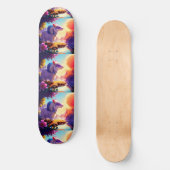 Schöner Animal Sunshine River Skateboard (Vorderseite)