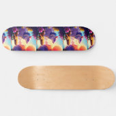 Schöner Animal Sunshine River Skateboard (Horizontal)