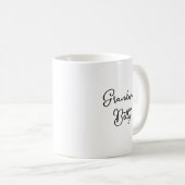 Schöner Aquarell Amazon Parrot Personalisiert Kaffeetasse (VorderseiteRechts)