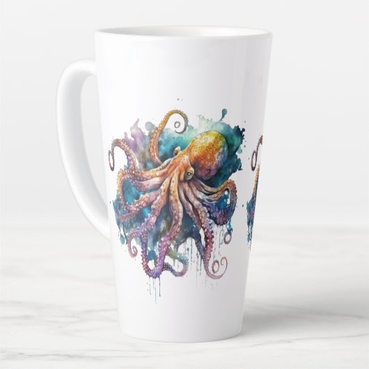 Schöner Aquareller Milchtasse (Linke Ecke)