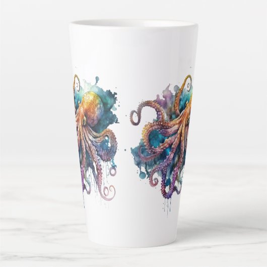 Schöner Aquareller Milchtasse (Vorderseite)