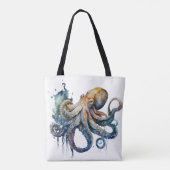 Schöner Aquareller Tasche (Rückseite)