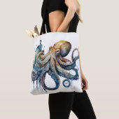 Schöner Aquareller Tasche (Von Nahem)
