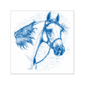 SCHÖNER ARABISCHER PFERD, KOPFPORTRATRAIN PERMASTEMPEL (Design)