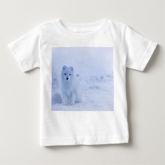Schöner arktischer Fox Baby T-shirt (Vorderseite)
