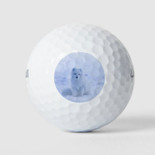 Schöner arktischer Fox Golfball