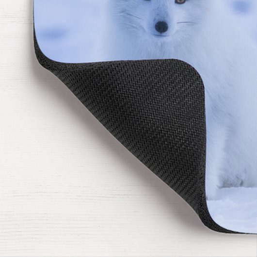 Schöner arktischer Fox Mousepad (Ecke)