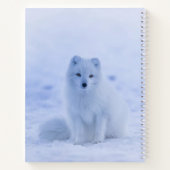 Schöner arktischer Fox Notizblock (Rückseite)