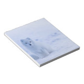 Schöner arktischer Fox Notizblock (angewinkelt)