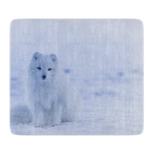 Schöner arktischer Fox Schneidebrett (Vorderseite)