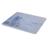 Schöner arktischer Fox Schneidebrett (Ecke)