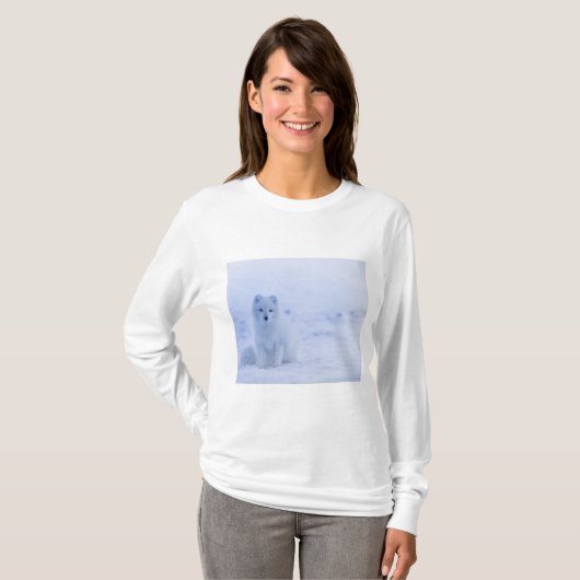 Schöner arktischer Fox T-Shirt (Vorne ganz)