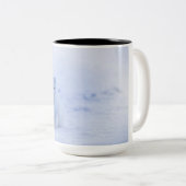 Schöner arktischer Fox Zweifarbige Tasse (VorderseiteRechts)