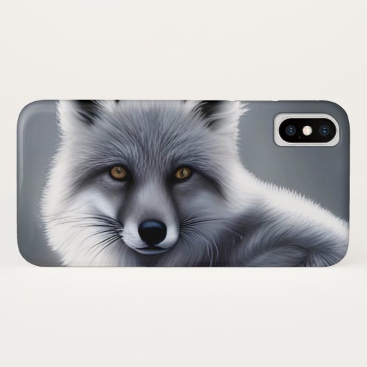 Schöner Artischer Fox Case-Mate iPhone Hülle (Rückseite (Horizontal))