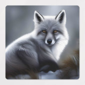 Schöner Artischer Fox Etiketten (Design 2)