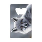 Schöner Artischer Fox Geldbeutel Flaschenöffner (Vorderseite)