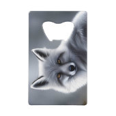 Schöner Artischer Fox Geldbeutel Flaschenöffner (Rückseite)