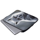 Schöner Artischer Fox Laptopschutzhülle (Vorne Knopf)