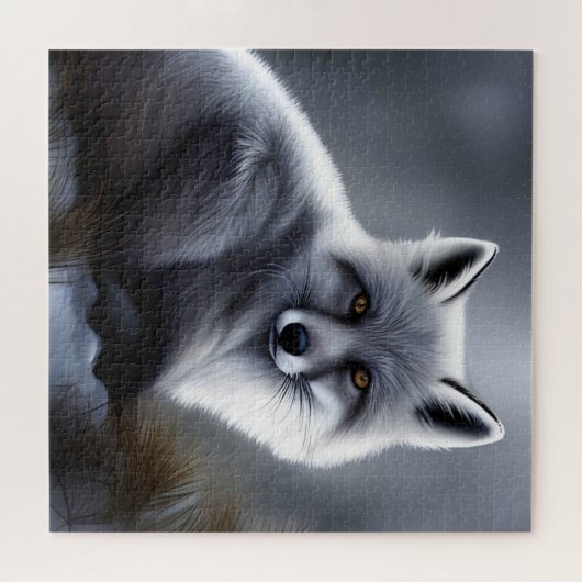 Schöner Artischer Fox Puzzle (Horizontal)